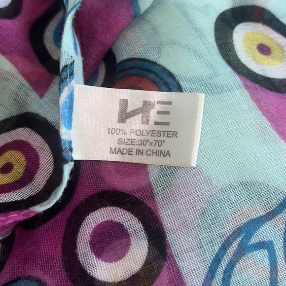 Whimsical Printed Infinity Scarf - Picture 5 of 8